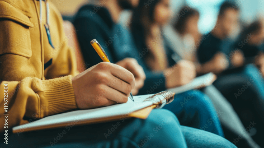 Person taking notes