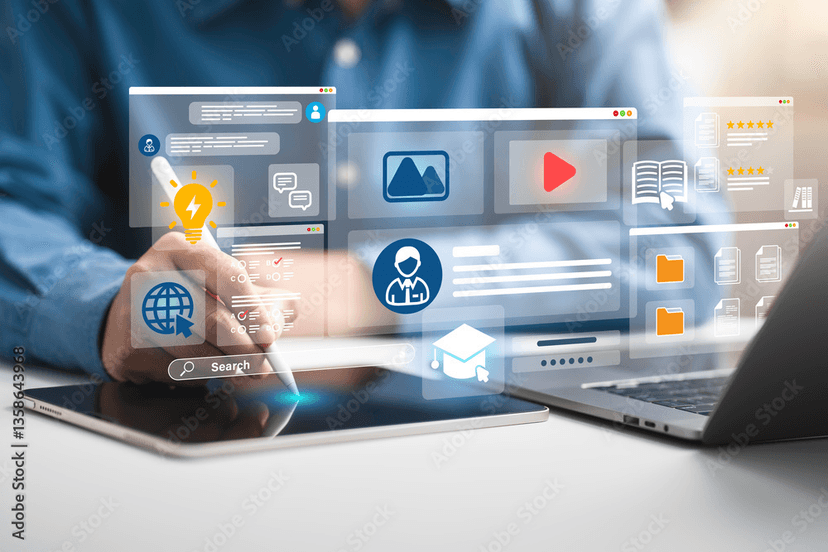 Digital learning interface