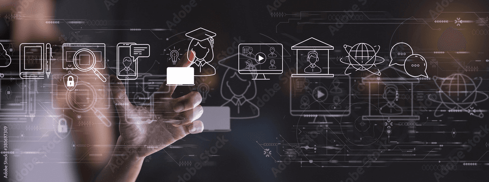 Technology interface with digital elements